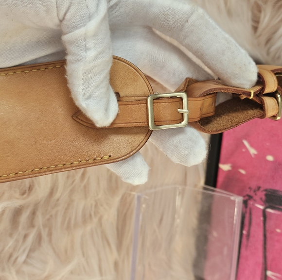 Louis Vuitton Set Vachetta Vintage Luggage Tag & Handle Strap X 2✨ - Picture 11 of 16